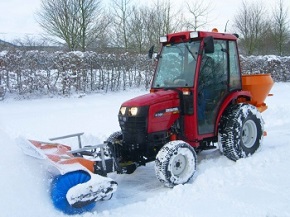 Снегоуборочный мини трактор из Японии