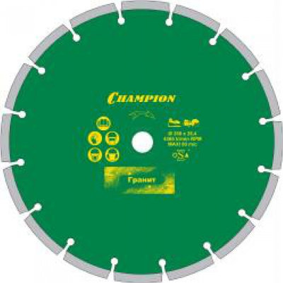 Алмазный диск Champion Concremax ST 400/25.4/10