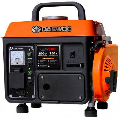 Бензиновый генератор Daewoo GDA 980 однофазный