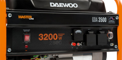 Бензиновый генератор Daewoo GDA 3500 однофазный