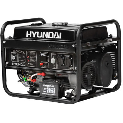 Бензиновый генератор Hyundai HHY 3000FE однофазный