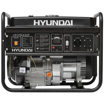 Бензиновый генератор Hyundai HHY 5000F однофазный