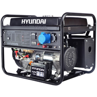 Бензиновый генератор Hyundai HHY 7000FE однофазный