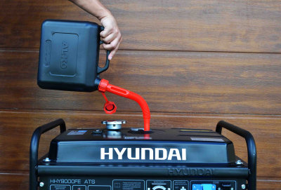 Бензиновый генератор Hyundai HHY 9000FE однофазный