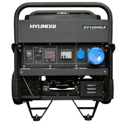Бензиновый генератор Hyundai HY 12000LE однофазный