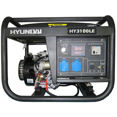 Бензиновый генератор Hyundai HY 3100LE однофазный