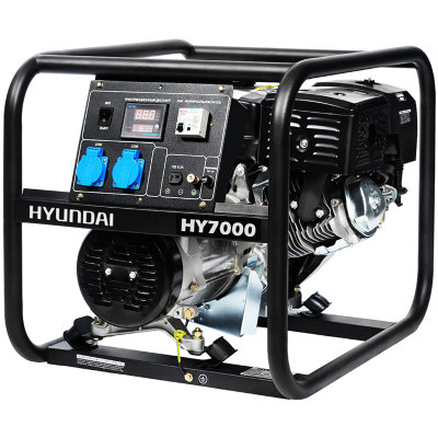 Бензиновый генератор Hyundai HY 7000 однофазный