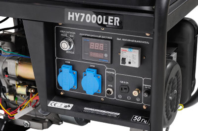 Бензиновый генератор Hyundai HY 7000LER однофазный
