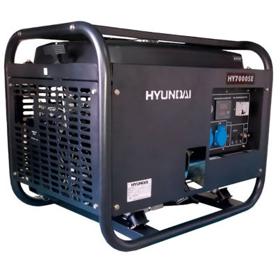 Бензиновый генератор Hyundai HY 7000SE однофазный