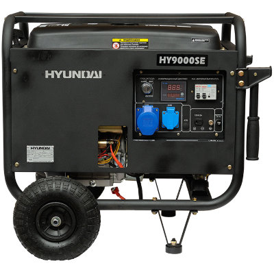 Бензиновый генератор Hyundai HY 9000SE однофазный