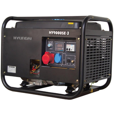 Бензиновый генератор Hyundai HY 9000SE-3 трехфазный