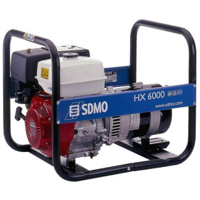 Бензиновый генератор SDMO HX 6000-C однофазный