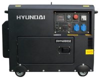 Дизельный генератор Hyundai DHY 6000SE однофазный