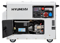 Дизельный генератор Hyundai DHY 8000SE однофазный