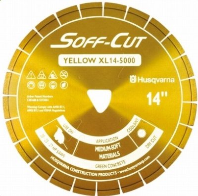 Алмазный диск Husqvarna для SoffCut XL6-5000 6X.100 YELLOW/S