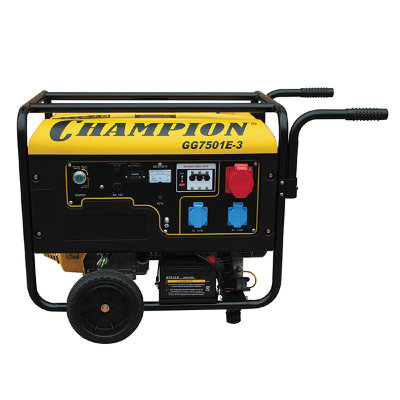 Бензиновый генератор Champion GG7501E-3 трехфазный