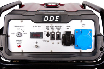 Бензиновый генератор DDE DPG9551E однофазный