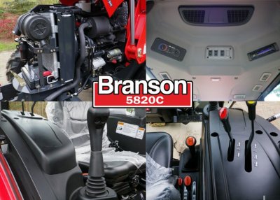 Трактор Branson 5820C с кабиной
